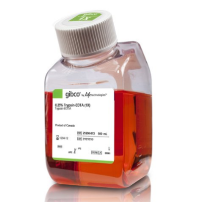 gibco 25200072 Trypsin-EDTA (0.25%)（胰酶）