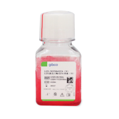胰酶细胞消化液（0.25%胰酶，含EDTA，含酚红)